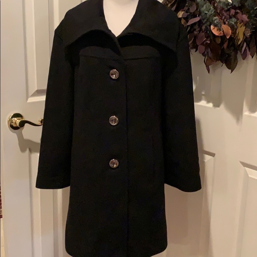Alfani wool coat, wide sleeves, fully lined